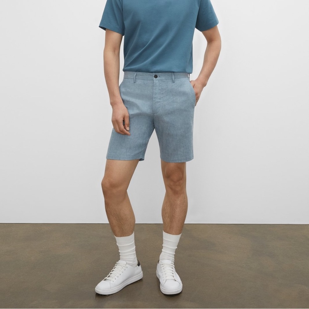 Club Monaco Maddox Linen Texture Shorts